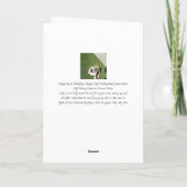 Merci Beaucoup Blossom Tree & Flowers Card サンキューカード (裏面)