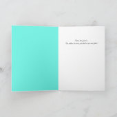 Merci Beaucoup – Playful French Thank You Card カード (内部)