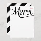 Merci Flatありがとうございます サンキューカード (正面/裏面)