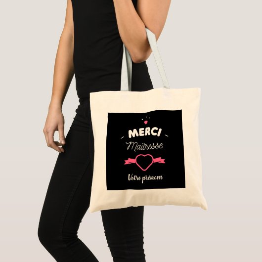 Merci maitresse トートバッグ (正面(商品))