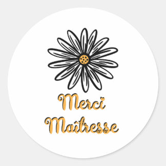 Merci maîtresse ラウンドシール