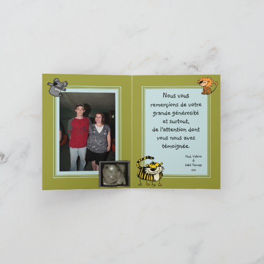 Merci! 、Merci! サンキューカード (内部)