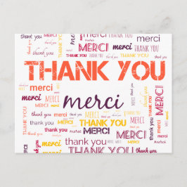 MERCI, MERCI, MERCI – ありがとうはがき ポストカード