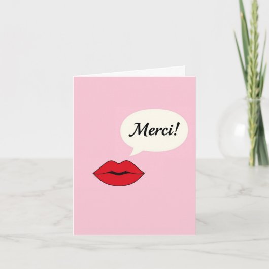 Merci Thank You Card シーズンカード (正面)