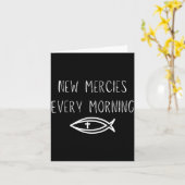 Mercies Jesus Christian Prayers Mens Womens  カード (黄色い花)