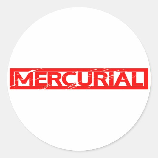 Mercurialスタンプ ラウンドシール (正面)