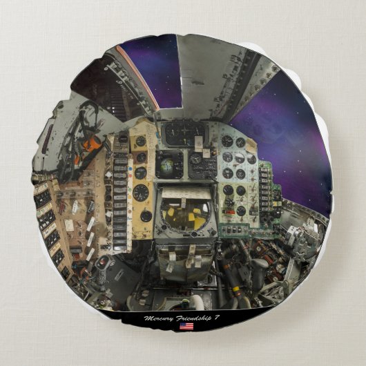 Mercury 7 cabin ラウンドクッション (正面)