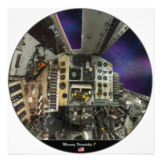Mercury 7, Cockpit view フォトプリント (正面)