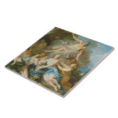 Mercury confiding the infant Baccus to the Nymphs  タイル (側面)