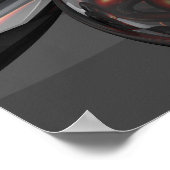 Mercury Rising抽象芸術ポスター ポスター (角)