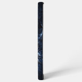 Mercury Wolf Blue Sapphire Eyes Glacial Samsung Galaxyケース (左側面)