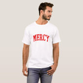 Mercy Arch Vintage Retro University Style Tシャツ (正面フル)