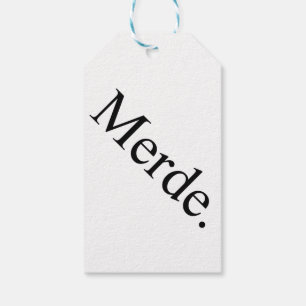 Merdeのギフトはバレエダンサー-幸運のために付きます! ギフトタグ
