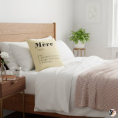 Mère Definition French Mother's Day Gift クッション