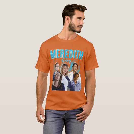 Meredith grey 90sshirt family tシャツ (正面フル)