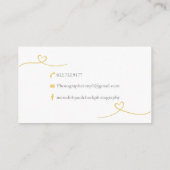 Meredith Paulcheckの写真撮影 名刺 (裏面)