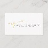 Meredith Paulcheckの写真撮影 名刺 (正面)