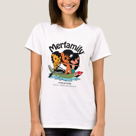 MERFAMILY®シンガポール「タイタニック・キープサケ」 Tシャツ (正面)