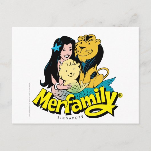 Merfamily®基本 ポストカード (正面)