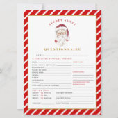 MERIクリスマスシークレットサンタアンケートカード シーズンカード (正面)