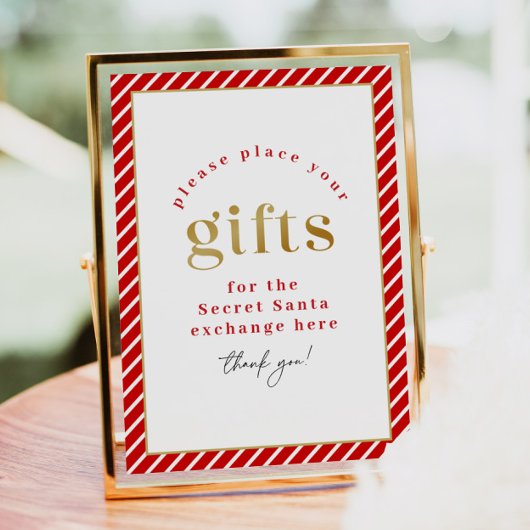 MERIクリスマスパーティーシークレットサンタギフト交換 ポスター
