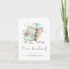 Meri Kirihemete KiwiはNZクリスマスを折った シーズンカード