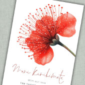 Meri Kirihemete Pohohutuka写真NZクリスマス シーズンカード