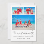 Meri Kirihimete 3枚2026年カレンダーNZ シーズンカード (正面)