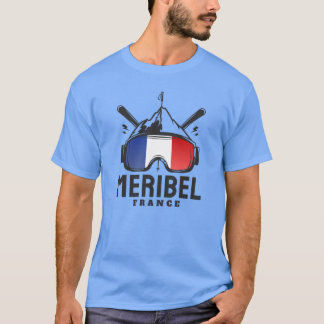 Meribel France Ski Resort Skiing Souvenir boy gift Tシャツ