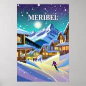 Meribel : Harmonie Alpestre sous l'Éclat Hivernal ポスター (正面)