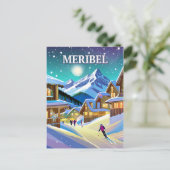 Meribel : Harmonie Alpestre sous l'Éclat Hivernal ポストカード (スタンド正面)