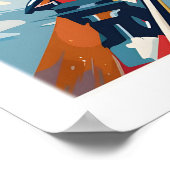 Meribel Ski Poster - France 1 ポスター (角)