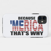 MERICAそういうわけで米国の旗のiPhone 5の場合ので Case-Mate iPhoneケース (裏面(横))