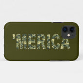 「MERICAの迷彩柄のiPhone 5の場合 Case-Mate iPhoneケース (裏面(横))