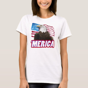 「MericaのTシャツ の女性 Tシャツ