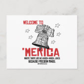 Mericaへようこそ – 自由が鳴る場所 ポストカード (正面)