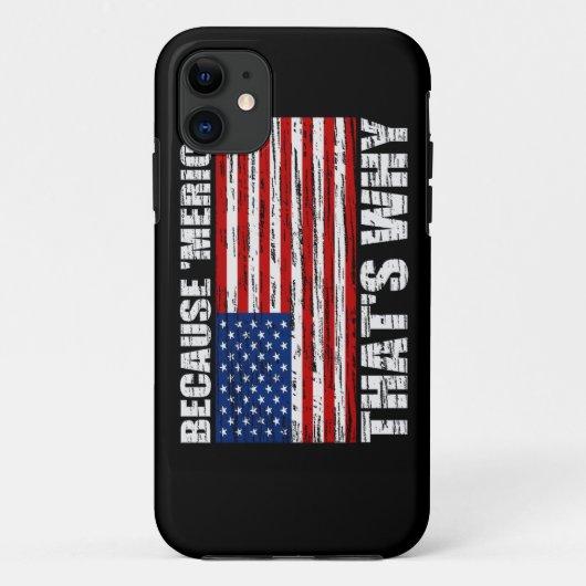 MERICA動揺してな米国の旗のiPhone 5の場合ので Case-Mate iPhoneケース (裏面)
