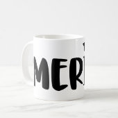 MERICA愛国的なコーヒーマグ | 米国国旗の色ホーム コーヒーマグカップ (正面左)