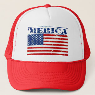 「MERICA米国の旗の帽子-/衰退しました動揺してな キャップ