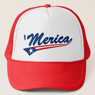 「Merica米国の旗のSwoosh キャップ
