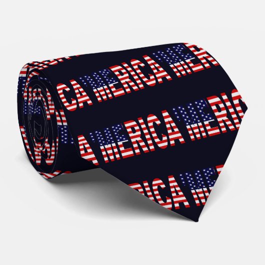 「MERICA米国の旗 ネクタイ (ロール)