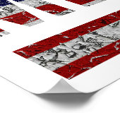 MERICA – アメリカプライドスラングUSA国旗 ポスター (角)