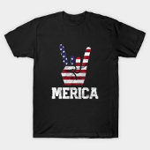 MERICA – 米国国旗 Tシャツ
