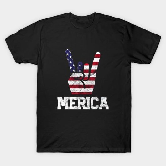 MERICA – 米国国旗 Tシャツ