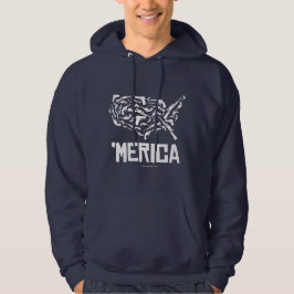 Merica -銃の米国 パーカ