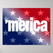 'Merica 11"x8.5"ポスター ポスター (正面)