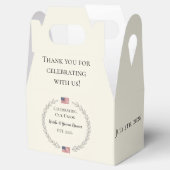 merica 250th Anniversary Wedding | Custom names フェイバーボックス (オープン)