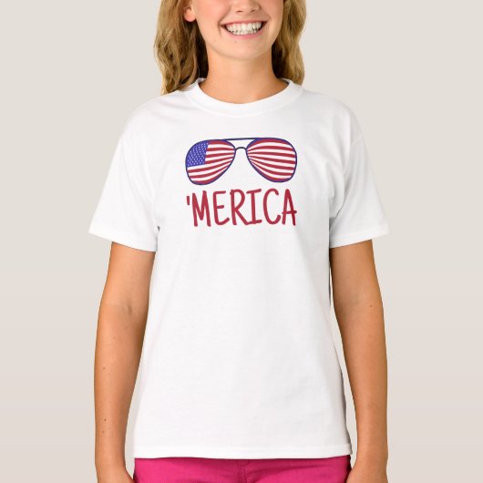 Merica 4th Of 7月Tシャツ Tシャツ (正面)