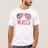 Merica 4th Of 7月Tシャツ Tシャツ (正面)