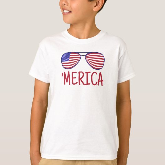 Merica 4th Of 7月Tシャツ Tシャツ (正面)